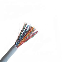 Cable de teléfono de entierro directo 20 pares 100 pares Cables de comunicación rellenos de gelatina