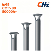 Lumière de jardin LED en aluminium CHZ OEM ODM IP65, design personnalisable, éclairage paysager professionnel, résistant à l'eau