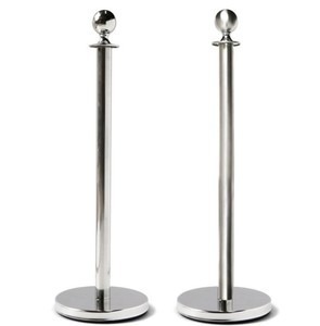 Wedding Supplies Queue Rope Barrier Red Carpet Poles Black Silver Gold <b>Post</b> Stainless Steel Crowd Control Stanchion - Product Image 2