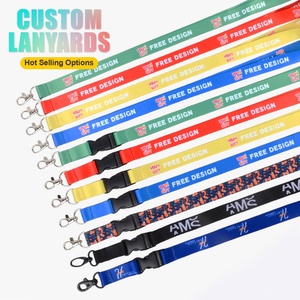 Promotional Customized DIY Printed Heat Transfer Lanyards Sublimation Medal ID Card Holder Lanyard Polyester for Advertising - Product Image 4