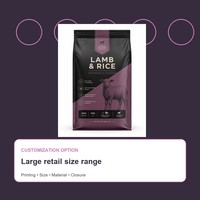 Pochette à soufflet latéral avec bec verseur en PET, sac d'emballage alimentaire à fond plat, qualité alimentaire, grande capacité pour aliments pour bébés, nourriture pour chiens/chats, impression numérique