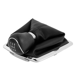 Couvercle de pommeau de levier de vitesse en cuir pour voiture Ford, 5 ou 6 vitesses, ajustement ergonomique pour les modèles Focus - Product Image 1