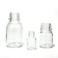 LINUO Vente chaude Bouteilles à pilules personnalisées Bouteilles à médicaments vides 5ml 10ml 25ml 40ml 50ml 100ml Bouteille en verre pour comprimés et capsules
