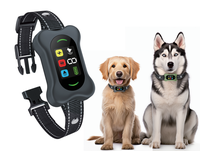 Hunde-Bellkontrollhalsband mit Ton-, Vibrations- und Elektroschockmodi, Wasserdicht IP67, WLAN-fähig, 10-20 Stunden Akkulaufzeit für humane Anwendung