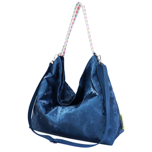 Sac fourre-tout décontracté et tendance, grande capacité, léger, en Tyvek, color-block, écologique, minimaliste, avec fermeture éclair haute qualité - Product Image 4