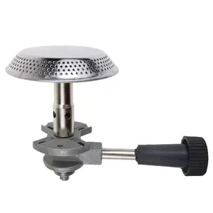 CNJG SUNGAS Commercial Mini Stainless Steel LPG Gas Burner Head with Zinc Alloy Valve Control for Africa Market