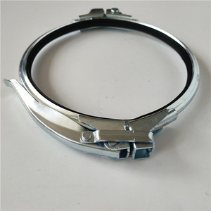 <span class=keywords><strong>3</strong></span> Inch 75Mm Mạ Kẽm Thông Gió Ống Kẹp Với Cao Su Màu Đỏ Khóa Nhanh Chóng Phụ Kiện - Product Image 6