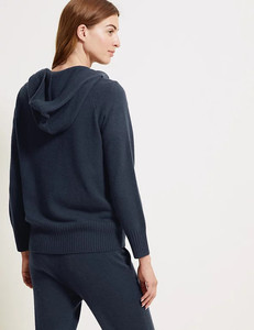 Causal Plain Knit Cashmere <strong>Women</strong> Sweater <strong>Cardigan</strong> Long Sleeves Hat Cashmere <strong>Women</strong> <strong>Cardigan</strong> - Product Image 6