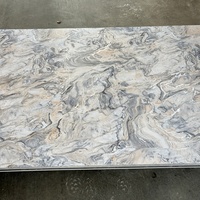 Panneaux muraux en PVC de densité moyenne, 4'x8', 3 mm, finition brillante UV, MDF, différentes couleurs, pour matériaux extérieurs en bois