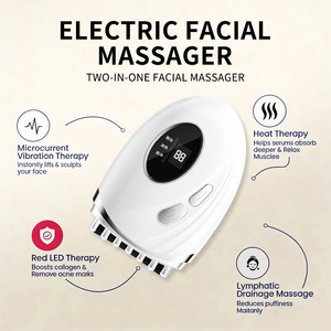 Bianstone <b>Mini</b> Facial Massager 2 In 1 Electric Meridian Brush With Heat And <b>Vibration</b> For Face Care - Product Image 4