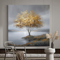 Peinture abstraite purement peinte à la main, style Wabi-sabi, peinture texturée 3D sur toile, peinture murale suspendue, art mural haut de gamme pour salon.