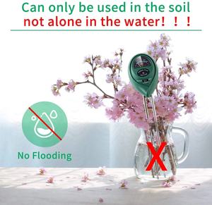 เครื่องวัดความชื้นในดิน,อุปกรณ์ทดสอบความเป็นกรด <span class=keywords><strong>PH</strong></span> เครื่องตรวจจับความชื้นสวนแกดเจ็ตพิเศษเครื่องทดสอบดอกไม้เครื่องมือทำสวน3 In 1 - Product Image 4