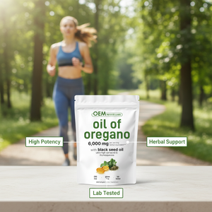 Capsules d'huile d'origan et d'huile de nigelle 2-en-1 personnalisées OEM, complément alimentaire à base de plantes pour le soutien digestif et les <span class=keywords><strong>bienfaits</strong></span> antioxydants - Product Image 6