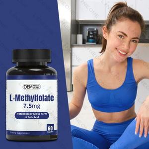 OEM/ODM L méthyl folate 5-MTHF Plus méthyl B12 cofacteur capsules pour l'humeur homocystéine méthylation Cognition - Product Image 4