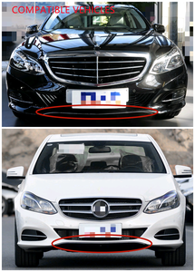 Moldura de parachoques delantero para <span class=keywords><strong>Mercedes</strong></span> <span class=keywords><strong>Benz</strong></span> W212 <span class=keywords><strong>Clase</strong></span> <span class=keywords><strong>E</strong></span>, moldura central cromada, tipo exclusivo, 4 puertas, E180, E200, E250, E300, años 2014 a 2015 - Product Image 4