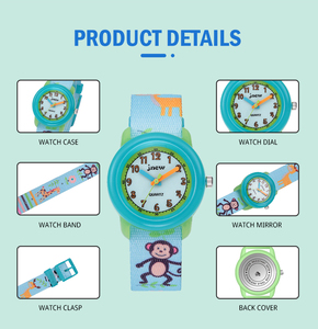 Quarzo verde orologio a mano <span class=keywords><strong>per</strong></span> i ragazzi 3ATM impermeabile cartone animato modello Cool Sport stile <span class=keywords><strong>per</strong></span> <span class=keywords><strong>bambini</strong></span> PC custodia materiale - Product Image 2