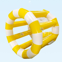 Bouée de piscine gonflable commerciale pour enfants et adultes - Canard jaune en PVC, capacité 100-500 kg