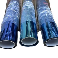 Violet bleu 60in X 100ft caméléon fenêtre teinte couleur changeante lunettes caméléon bleu teinte peinture bleu caméléon