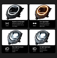 Projecteur LED RGB pour phares de voiture, pour BMW MINI F56 2014-2021, mise à niveau des feux de jour et des clignotants modifiés
