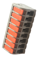 Connecteur de câblage multifonctionnel de type épissure DF-2604 32A 450V 0,2-4mm² Bornier à enfoncement