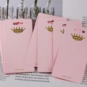 Tarjeta de pendiente impresa personalizada, logotipo de marca, collar impreso, tarjetas de pendiente - Product Image 5