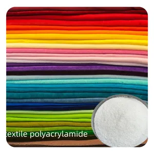 Poliacrilamida não aniônica para agente têxtil de tratamento de efluentes de alta coloridade