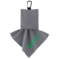 Sac de rangement portable pour miroir avec chiffon de nettoyage composite mini