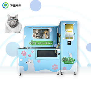<span class=keywords><strong>Station</strong></span> <span class=keywords><strong>de</strong></span> lavage pour chiens en libre-service avec <span class=keywords><strong>machine</strong></span> distributrice, élévation électrique et structure en acier inoxydable - Product Image 4