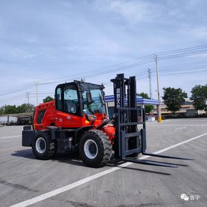 Chinese Four-wheel 3.0-ton 3.5-ton 4.0-ton <strong>Forklifts</strong> for <strong>All</strong>-<strong>terrain</strong> Mini-sized, <strong>Diesel</strong>-powered Off-road <strong>Forklifts</strong> - Product Image 6