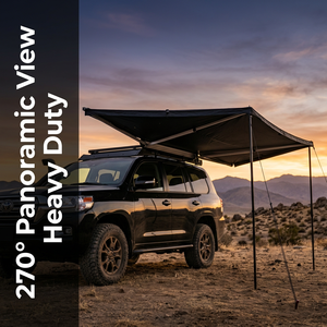 <span class=keywords><strong>Auvent</strong></span> latéral <span class=keywords><strong>de</strong></span> voiture Foxwing 270 degrés, robuste, en alliage d'aluminium, 3000 mm, imperméable, en tissu Oxford 600D, pour SUV, camping et overlanding - Product Image 2