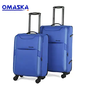 Hot selling 4pcs set 20 24 28 32 inch trolley suitcase roller luggage bag 4 wheels soft nylon luggage