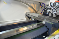 Tour CNC horizontal à lit plat haute précision CK6160V 220V, usage moyen, contrôleur GSK, précision de positionnement de 0,002 mm