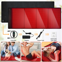Tapis de luminothérapie rouge SHINE ERA - Magique Power 660/850nm, soulagement de la douleur, 1440 LED, thérapie complète du corps et du visage, pour usage domestique