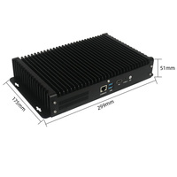 Carcasa de Ordenador Industrial para Montaje en Rack, 6x 2.5GbE, I3-1215U, DDR5 1G, 10G SFP+, Mini PC 1U, Servidor, Router, Firewalls, Inalámbrico