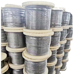 Aparejo de cuerda de fábrica 316 Cable de alambre de acero inoxidable cuerda usada 1,5mm para cuerda de alambre antiaves personalizada - Product Image 1