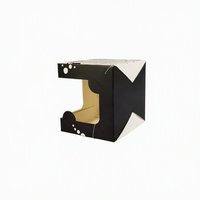 Boîte d'affichage en papier couché personnalisé avec emballage plat en feuille d'or pour l'expédition pour ordinateurs téléphones mobiles Mascara durable élégant