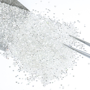 Diamantprüfer-geprüfter synthetischer, hitzebehandelter, runder Brillantschliff-Labor-Moissanit-Diamant für Iced-Out-Schmuck & Uhren - Product Image 3