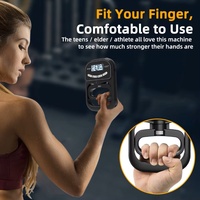 Alat Ukur Kekuatan Genggaman Portabel 265Lbs/120Kg Dinamometer Tangan Digital Pengukur Kekuatan Genggaman Layar LCD USB Dinamometer Genggaman Tangan