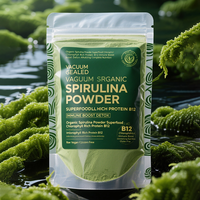 Emballage de poudre de protéines en aluminium transparent imprimé sur mesure, qualité alimentaire, résistant à l'humidité, sachet refermable en mylar debout