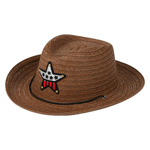 Trẻ Em Của Biểu Tượng Tùy Chỉnh Năm Cánh Sao Mùa Hè Mũ Rơm Đầy Màu Sắc Cao Bồi Bãi Biển <span class=keywords><strong>Hat</strong></span> Mặt Trời Bảo Vệ Cho Trẻ Em Nhân Vật Câu Cá - Product Image 6