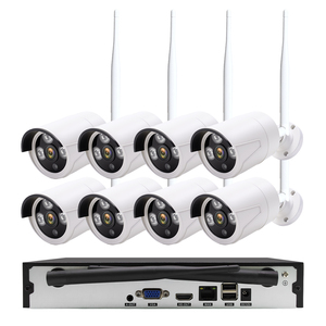 3MP 8 máy ảnh 10ch CCTV NVR hệ thống tiên tiến H.265 + hai chiều âm thanh di động cảnh báo không thấm nước ngoài trời an ninh máy ảnh - Product Image 1