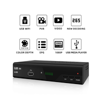 Récepteur TNT HD DTT H265 DVB-T2, décodeur numérique terrestre, décodeur DVBT2