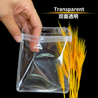 Pochette à bijoux avec fermeture éclair, sacs en Mylar personnalisés, accessoires pour épingles à cheveux, sacs en plastique transparents avec fermeture éclair, sacs à fermeture à glissière