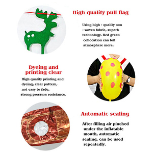 Kit de Decoración Navideña con <span class=keywords><strong>Globos</strong></span> y Pancartas, Set Festivo Rojo y Verde para Decoración del Hogar en Navidad - Product Image 3