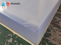 Feuille de plastique PS hautement transparente, panneau mince en polystyrène transparent pour cadre d'affiche