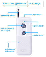 Interrupteur intelligent sans fil triphasé haute puissance Honest HT-7380WB-3 380V, portée 3KM, RF433MHZ, 32A -20-50