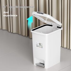 <span class=keywords><strong>Cubo</strong></span> de <span class=keywords><strong>basura</strong></span> de plástico de gran capacidad, <span class=keywords><strong>Pedal</strong></span> de pie, tipo de presión, <span class=keywords><strong>cubo</strong></span> de <span class=keywords><strong>basura</strong></span> doméstico para el hogar, oficina, <span class=keywords><strong>Cubo</strong></span> de almacenamiento, cocina, uso en oficina - Product Image 4