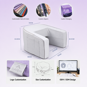 <span class=keywords><strong>Cuscino</strong></span> da Lettura in Memory Foam Personalizzato OEM ODM, <span class=keywords><strong>Cuscino</strong></span> <span class=keywords><strong>Schienale</strong></span> <span class=keywords><strong>con</strong></span> Braccioli, Fodera Lavabile, Logo Personalizzato, Etichetta Privata - Product Image 4