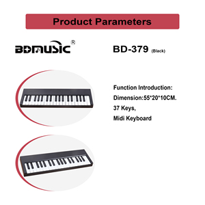 Venta Directa de Fábrica BD-379 <span class=keywords><strong>Teclado</strong></span> <span class=keywords><strong>MIDI</strong></span> Portátil Eléctrico de 37 Teclas, Instrumento de <span class=keywords><strong>Teclado</strong></span> Electrónico, Acepta Logotipo Personalizado OEM ODM - Product Image 4