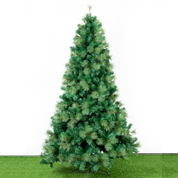Arbre de Noël en PVC mélangé vert et aiguille de pin vert Arbre de hauteur personnalisé Pvc artificiel Rohs respectueux de l'environnement - Product Image 6